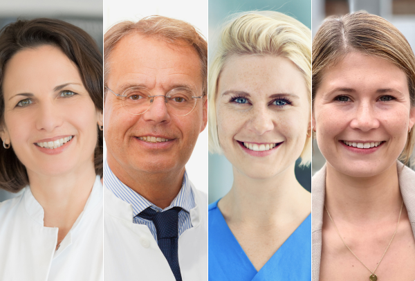 Professorin Ute Hoffmann, Professor Clemens Grupp, Dr. Sarah-Yasmin Thomsen und Dr. Anna Maria Affeldt