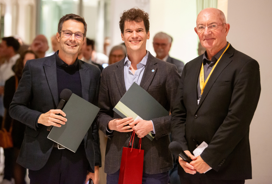 Prof. Michael Denkinger, Dr. Johannes Trabert und Prof. Hans-Werner Wahl