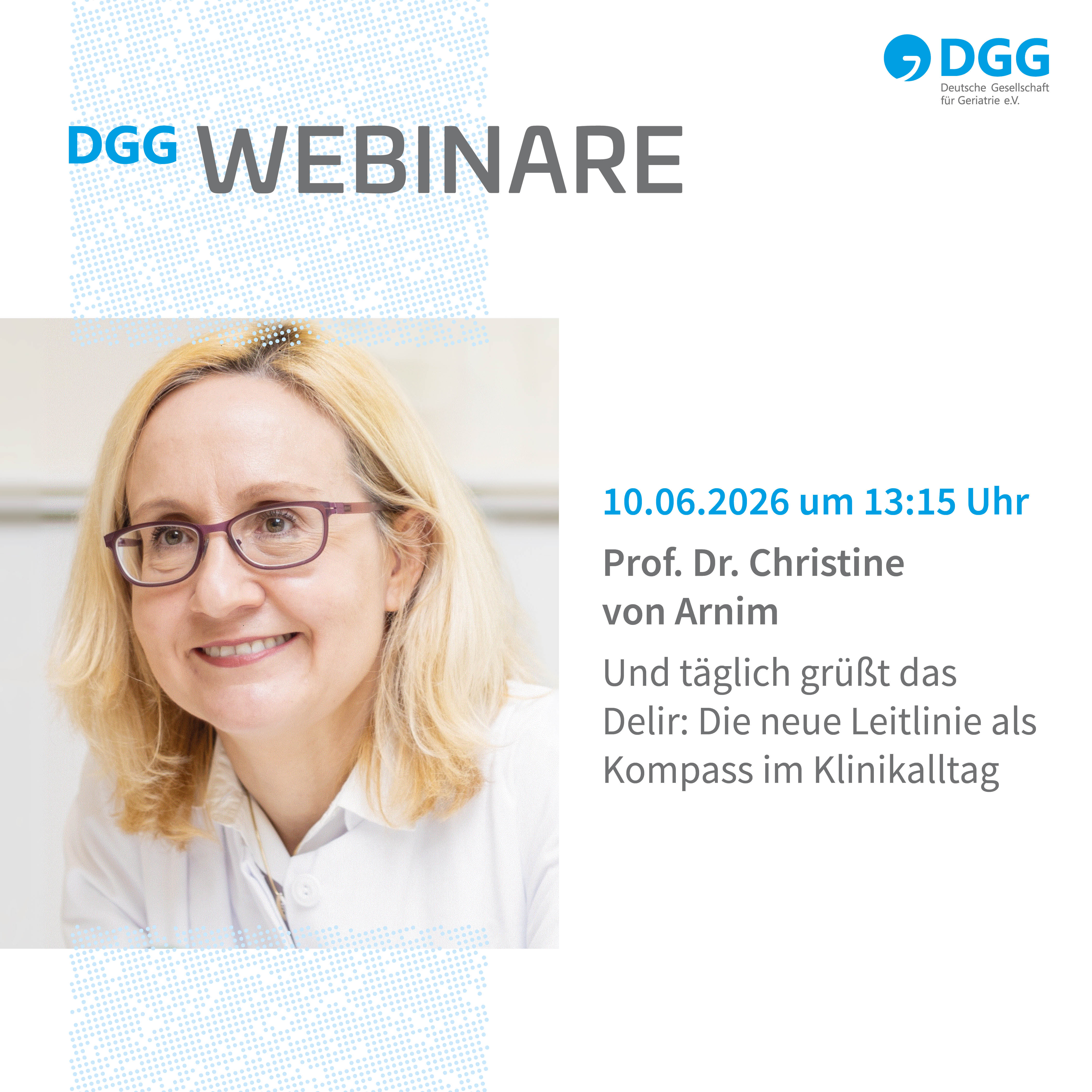 Information zu kommendem Webinar