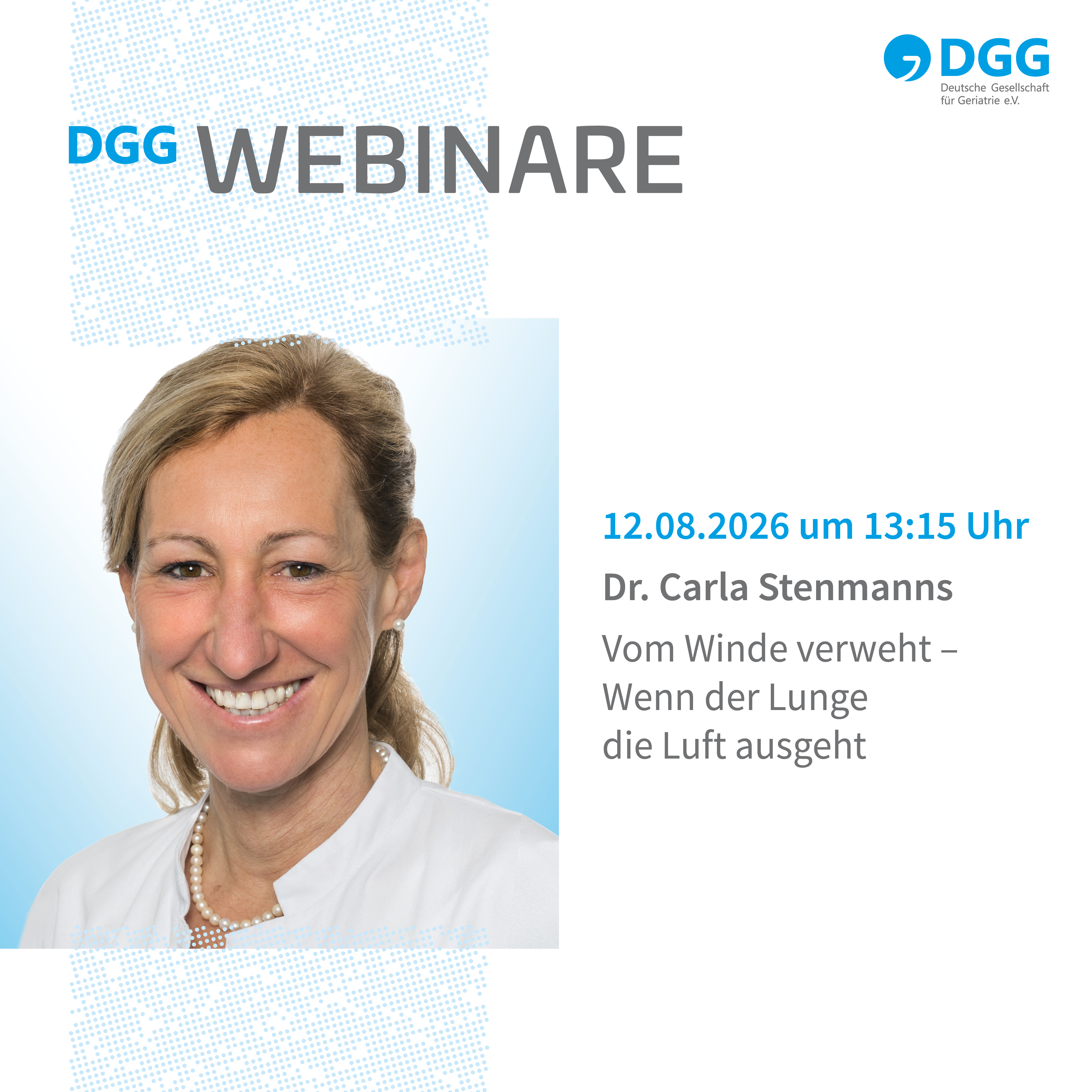 Information zu kommendem Webinar