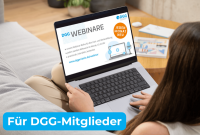 Jetzt abrufen und weiterbilden: Bereits 21 Webinare der DGG für Mitglieder online