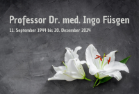 Wir trauern um ehemaligen DGG-Präsidenten Professor Dr. med. Ingo Füsgen