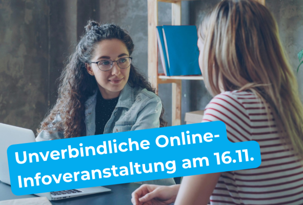 Unverbindliche Online-Infoveranstaltung am 16.11.