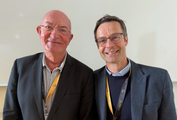 Prof. Dr. Hans-Werner Wahl und Prof. Michael Denkinger