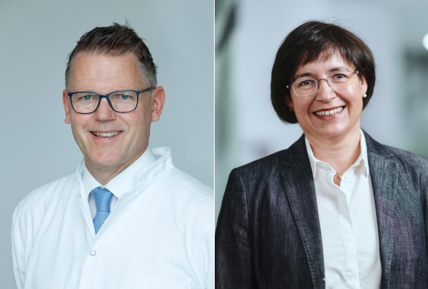 Professor Olaf Krause und Professorin Petra Benzinger