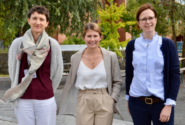 Dr. Anna Maria Affeldt, Corinna Mohr und Dr. Béatrice Heck